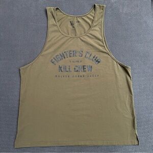Kill Crew Fighters Club Tank Top Men XXL Green Wolves Among Sheep Porrada Series